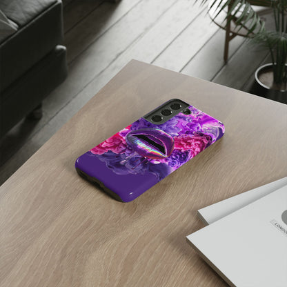 Protective Phone Case – Purple Haze Lips