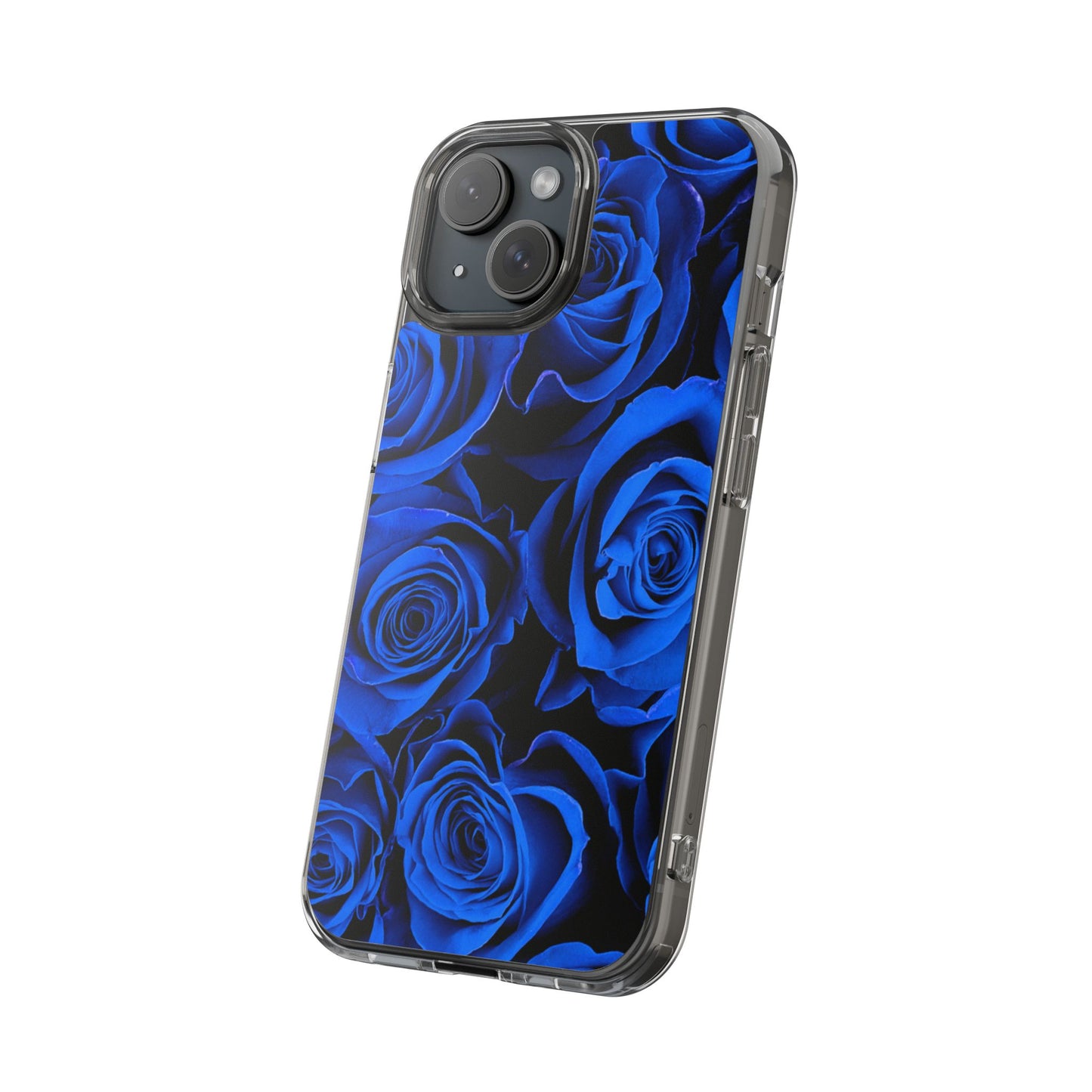 Clear Phone Case – Midnight Bloom