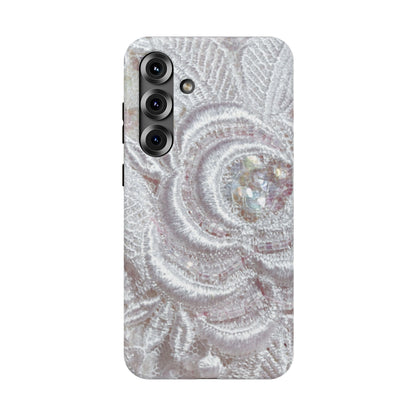Impact-Resistant Phone Case – Lace Veil