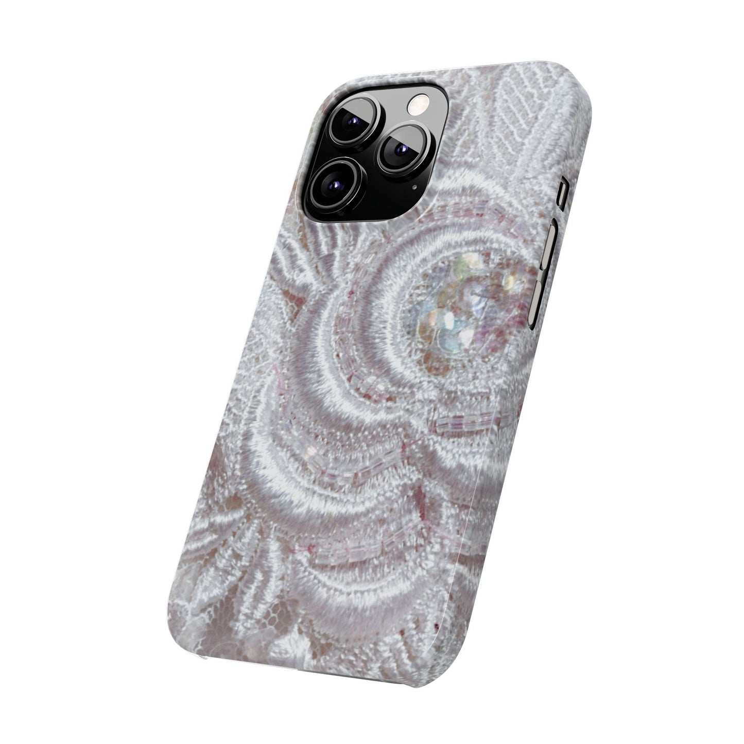 Slim Phone Case – Lace Veil