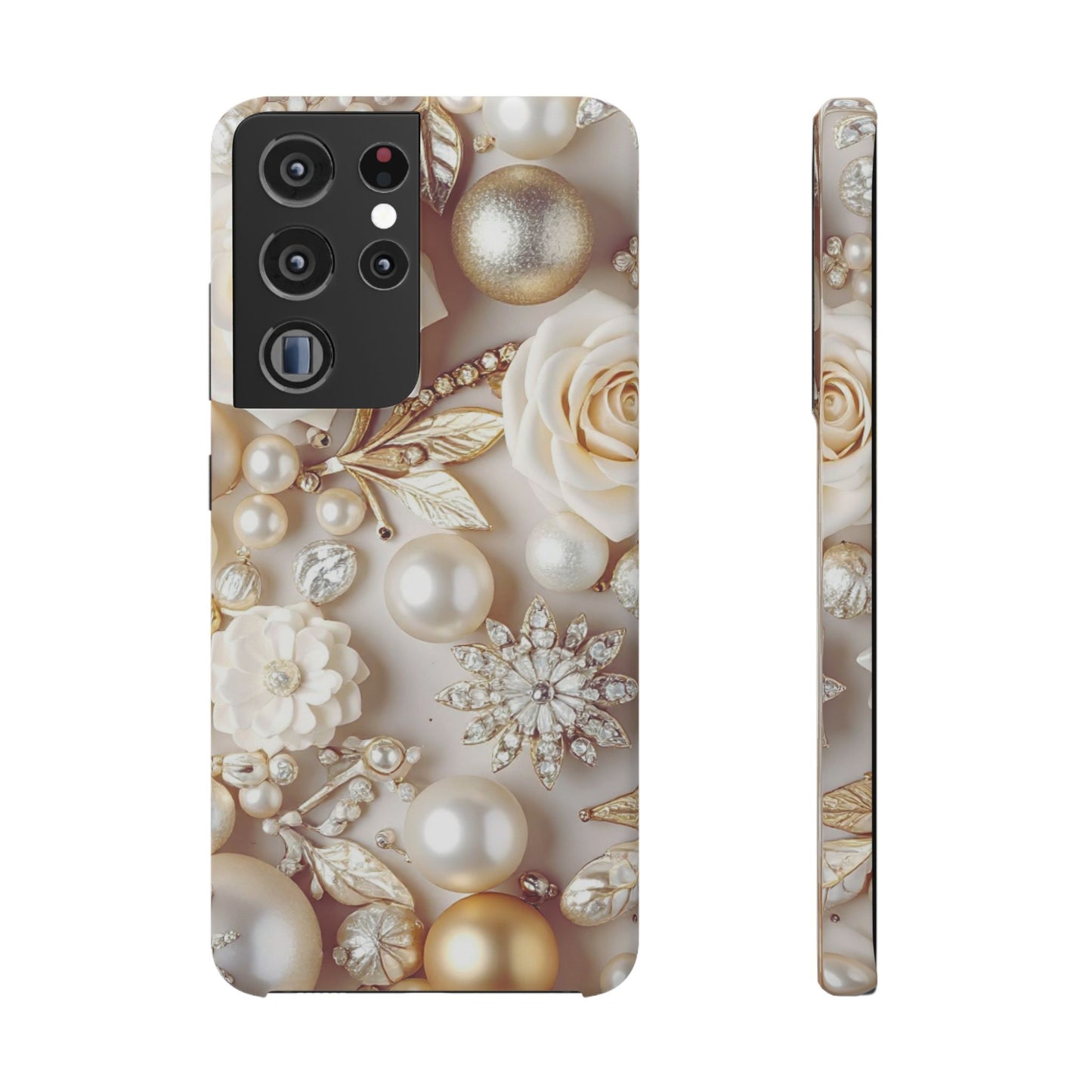 Snap Phone Case – Ivory Opulence