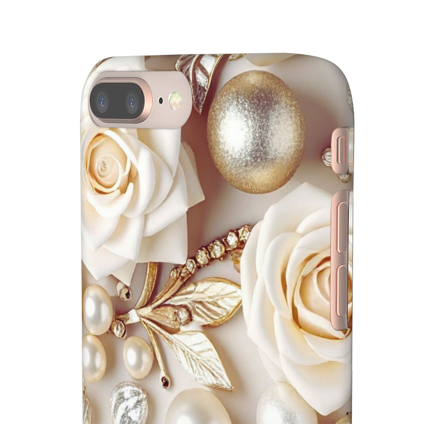Snap Phone Case – Ivory Opulence