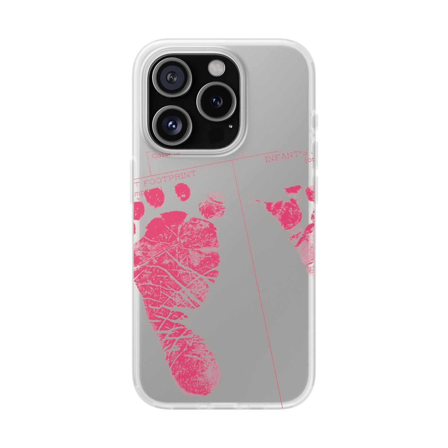 Flexi Case – Mom’s Little Pink Footprints