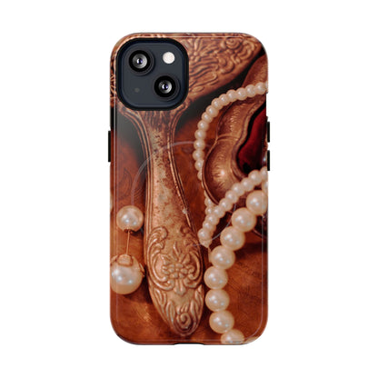 Protective Magnetic Phone Case – Bronze Vanity
