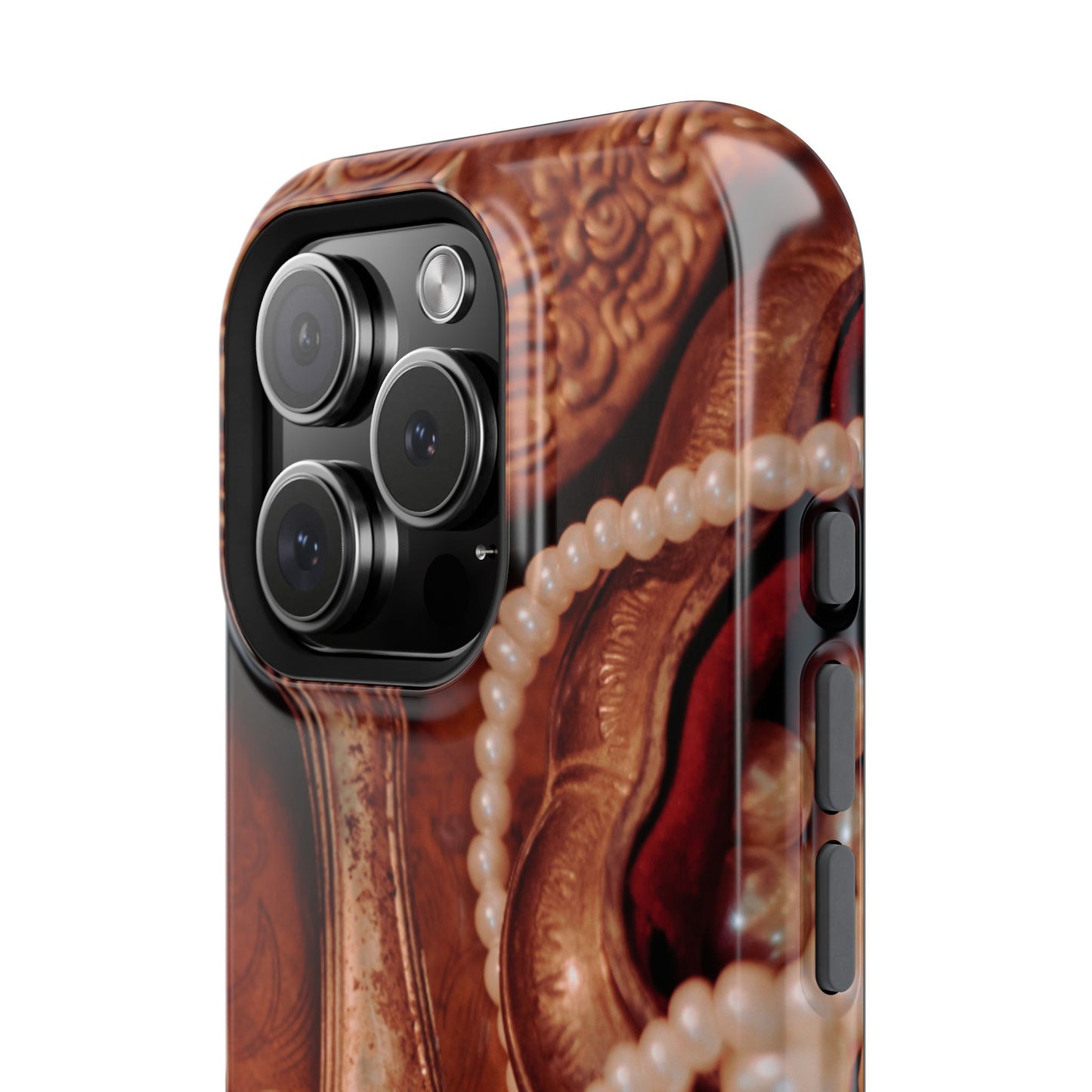 Impact-Resistant Phone Case – Bronze Vanity