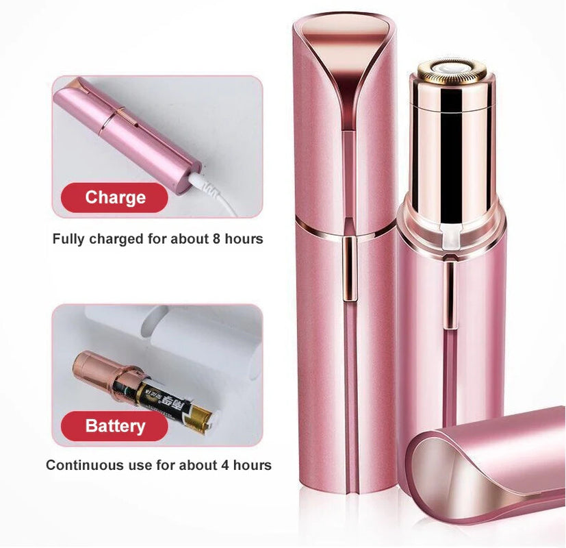 Facial Hair Removal for Women USB Rechargeable Electric Shaver & Bikini Trimmer