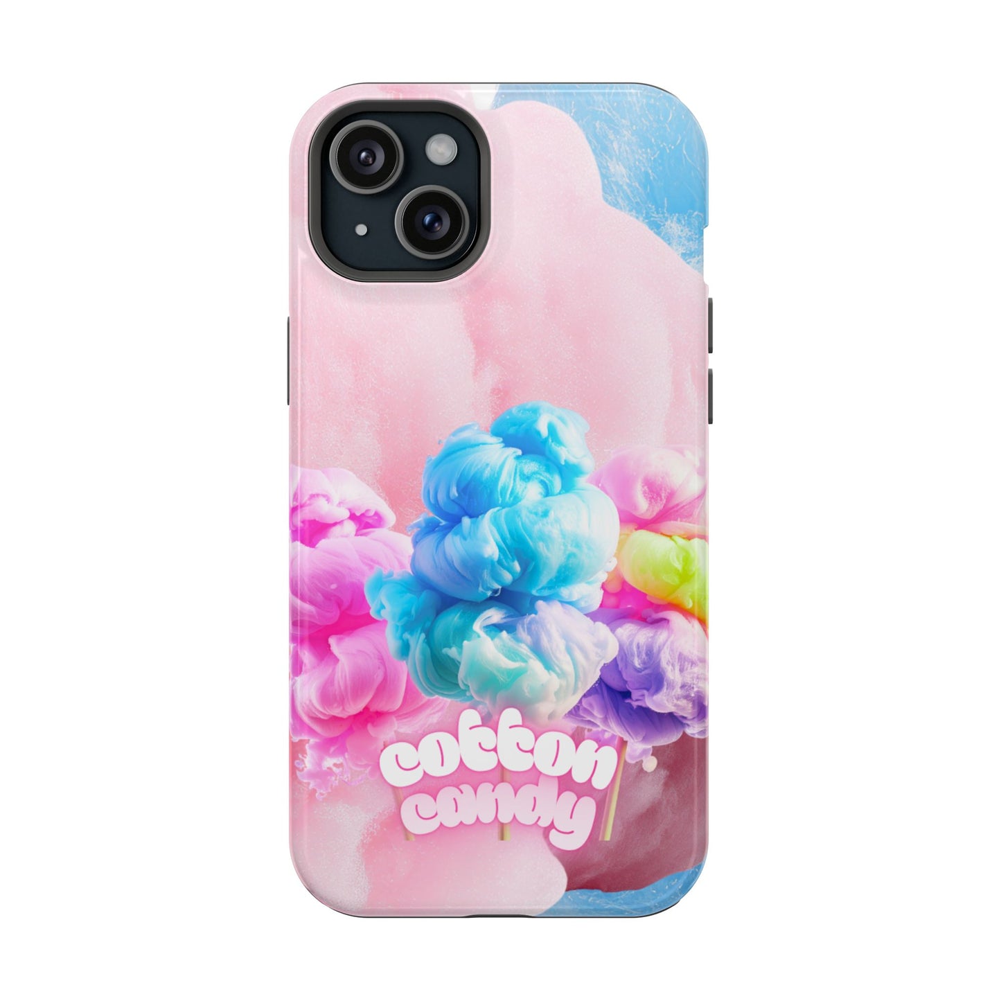 Wireless-Charging Compatible Case – Cotton Candy Dream