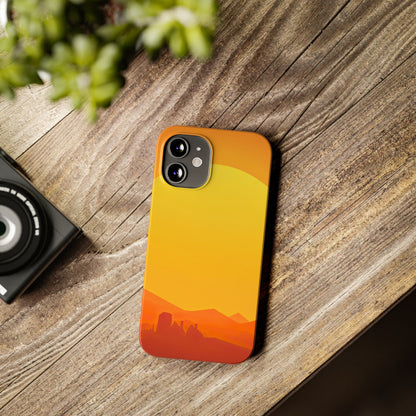 Slim Phone Case – Desert Sunrise