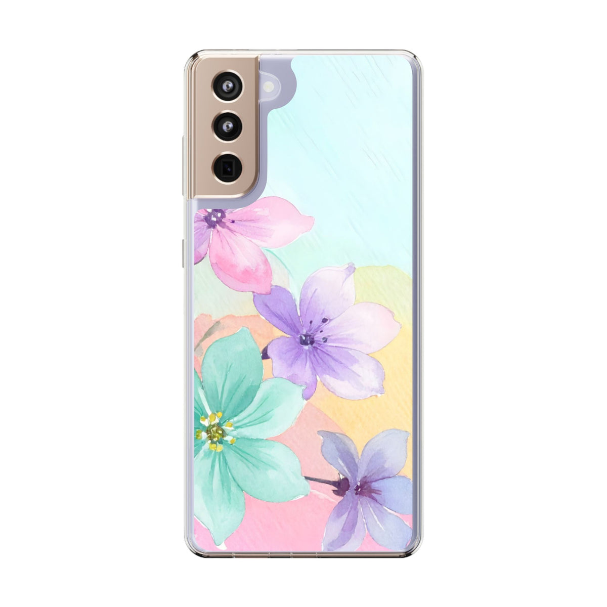 Clear Phone Case – Water Petal