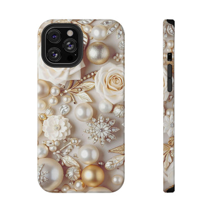 Impact-Resistant Phone Case – Ivory Opulence