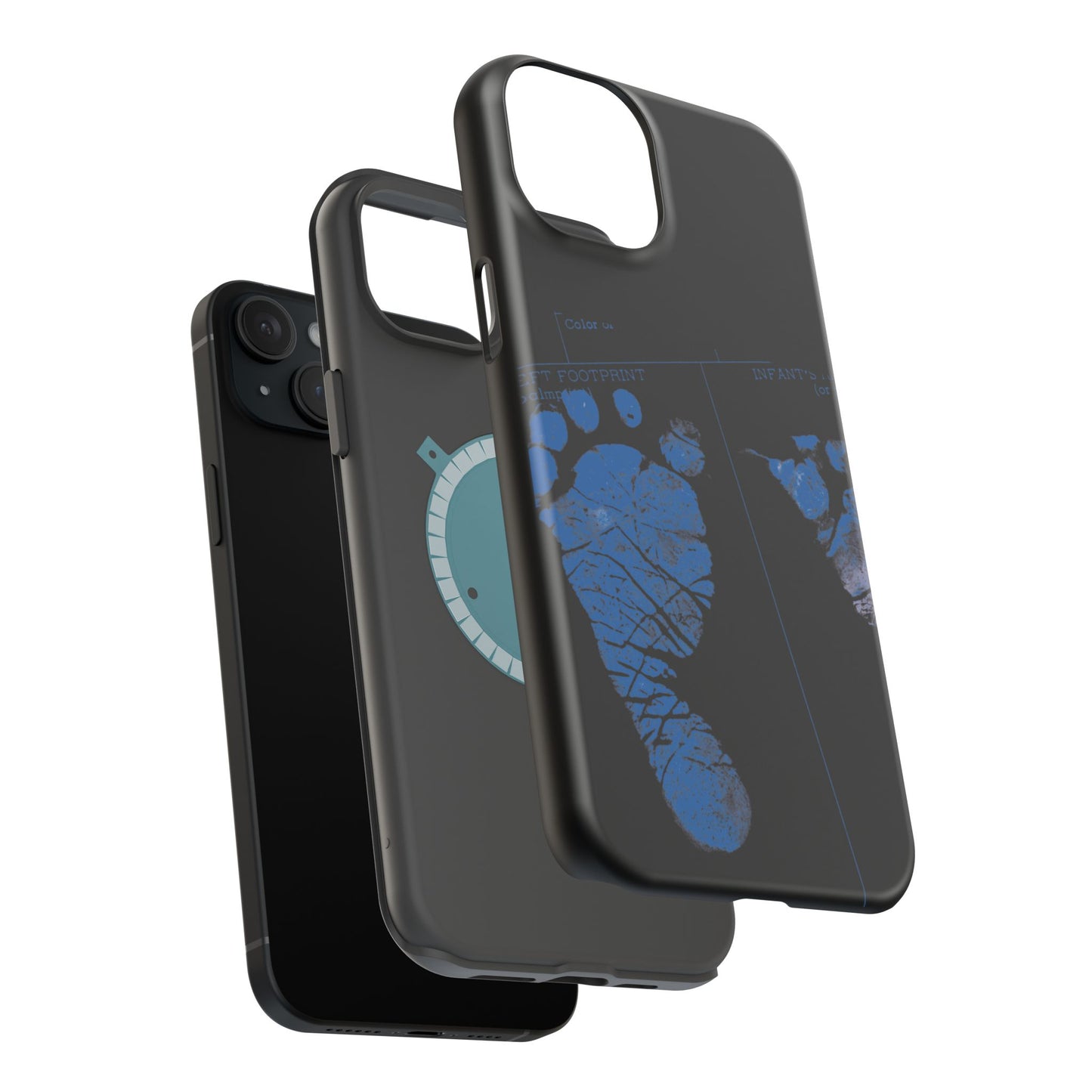 Wireless-Charging Compatible Case – Mom’s Little Blue Footprints