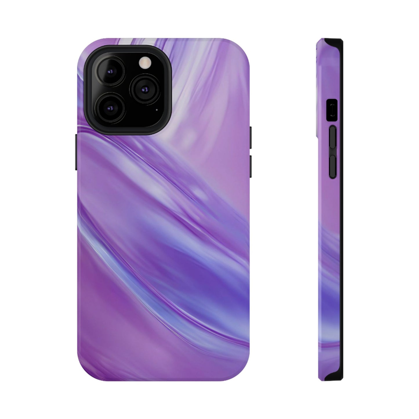 Impact-Resistant Phone Case – Lavender Wave