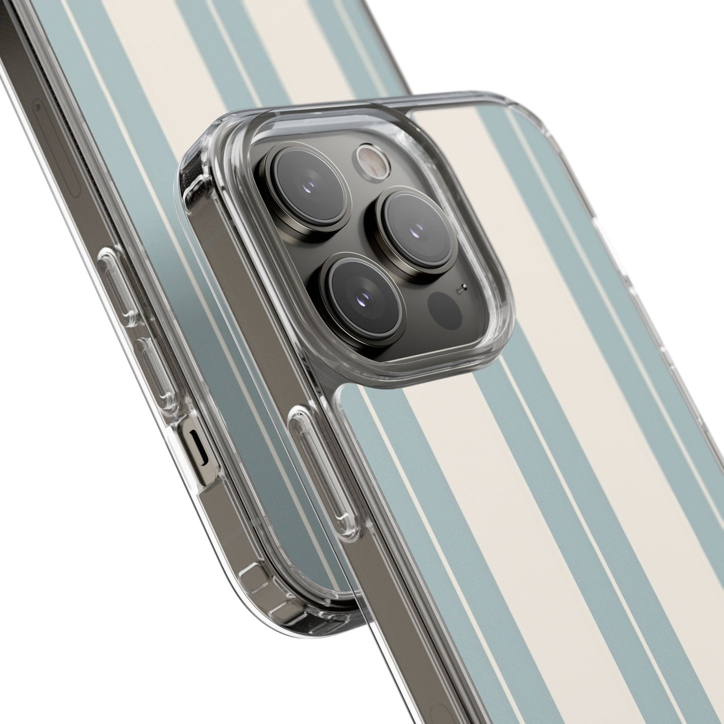 Clear Phone Case – Coastal Stripe