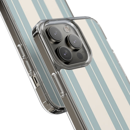 Clear Phone Case – Coastal Stripe