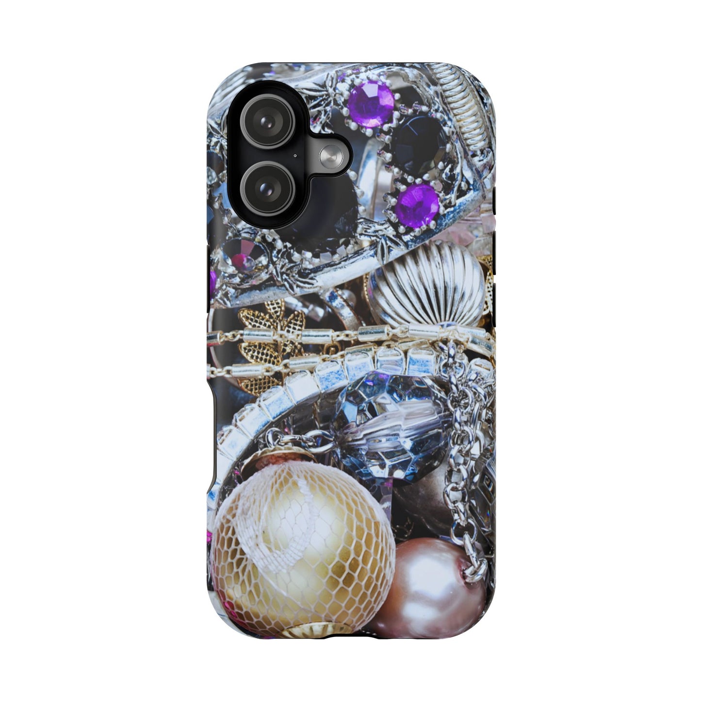 Wireless-Charging Compatible Case – Chrome Jewel