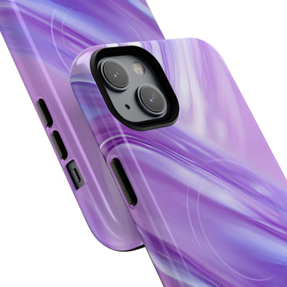Protective Magnetic Phone Case – Lavender Wave