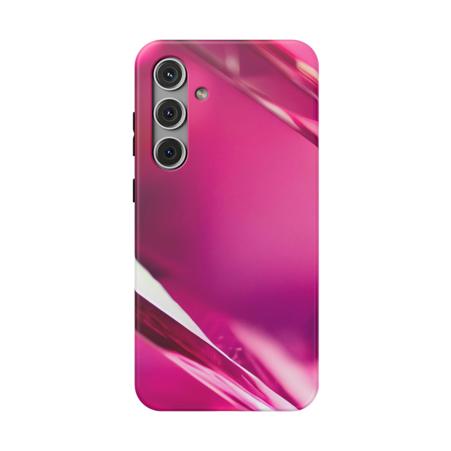 Impact-Resistant Phone Case – Magenta Motion