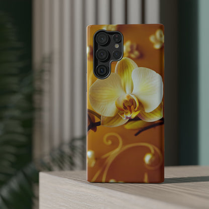 Protective Phone Case – Amber Orchid