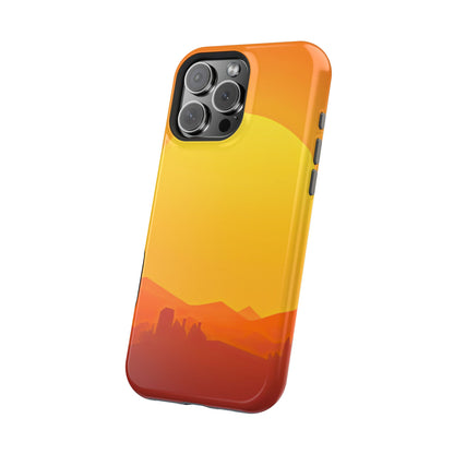 Wireless-Charging Compatible Case – Desert Sunrise