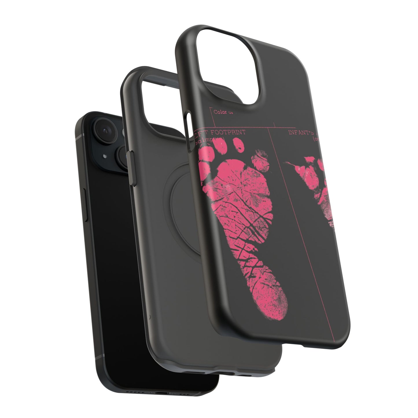 Wireless-Charging Compatible Case – Mom’s Little Pink Footprints