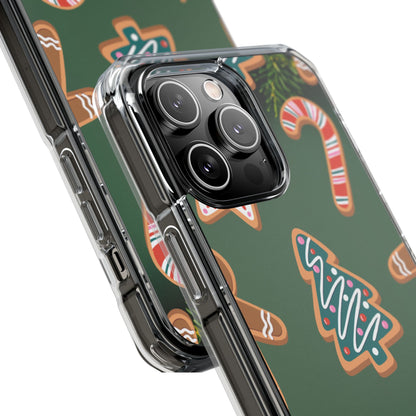 Clear Magnetic Phone Case – Cookie Season – Compatible with iPhone 14–17 Series