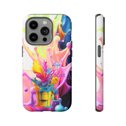 Color Splash Phone Case — “Life in Color” Protective Tough Case