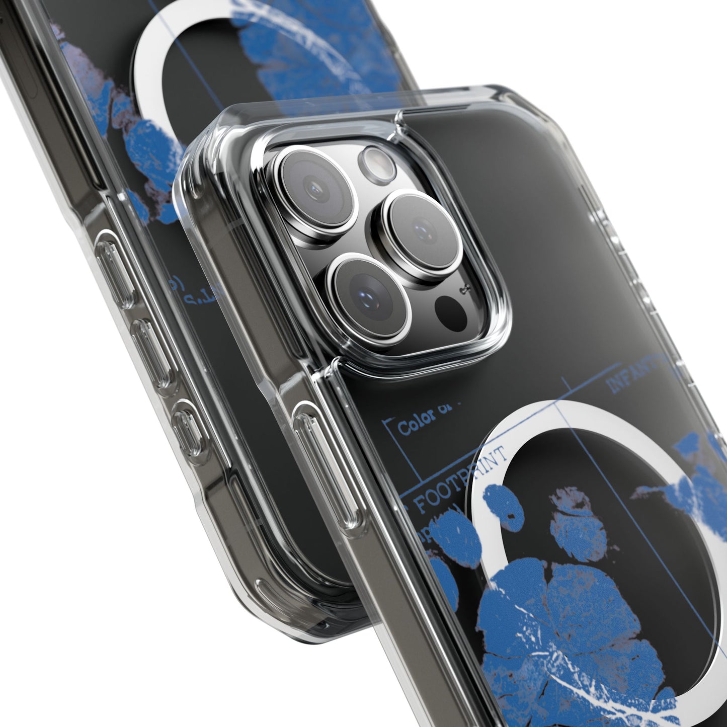 Clear Magnetic Phone Case – Mom’s Little Blue Footprints