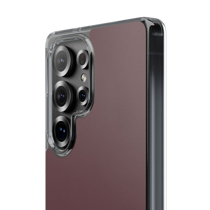 Clear Phone Case – Mulled Wine – Compatible with iPhone 13–17 & Samsung Galaxy S25–S26 Series