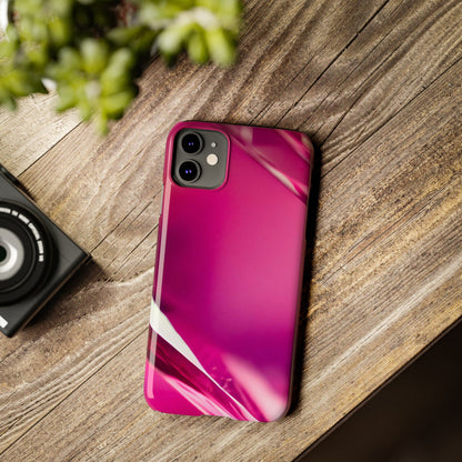 Slim Phone Case – Magenta Motion