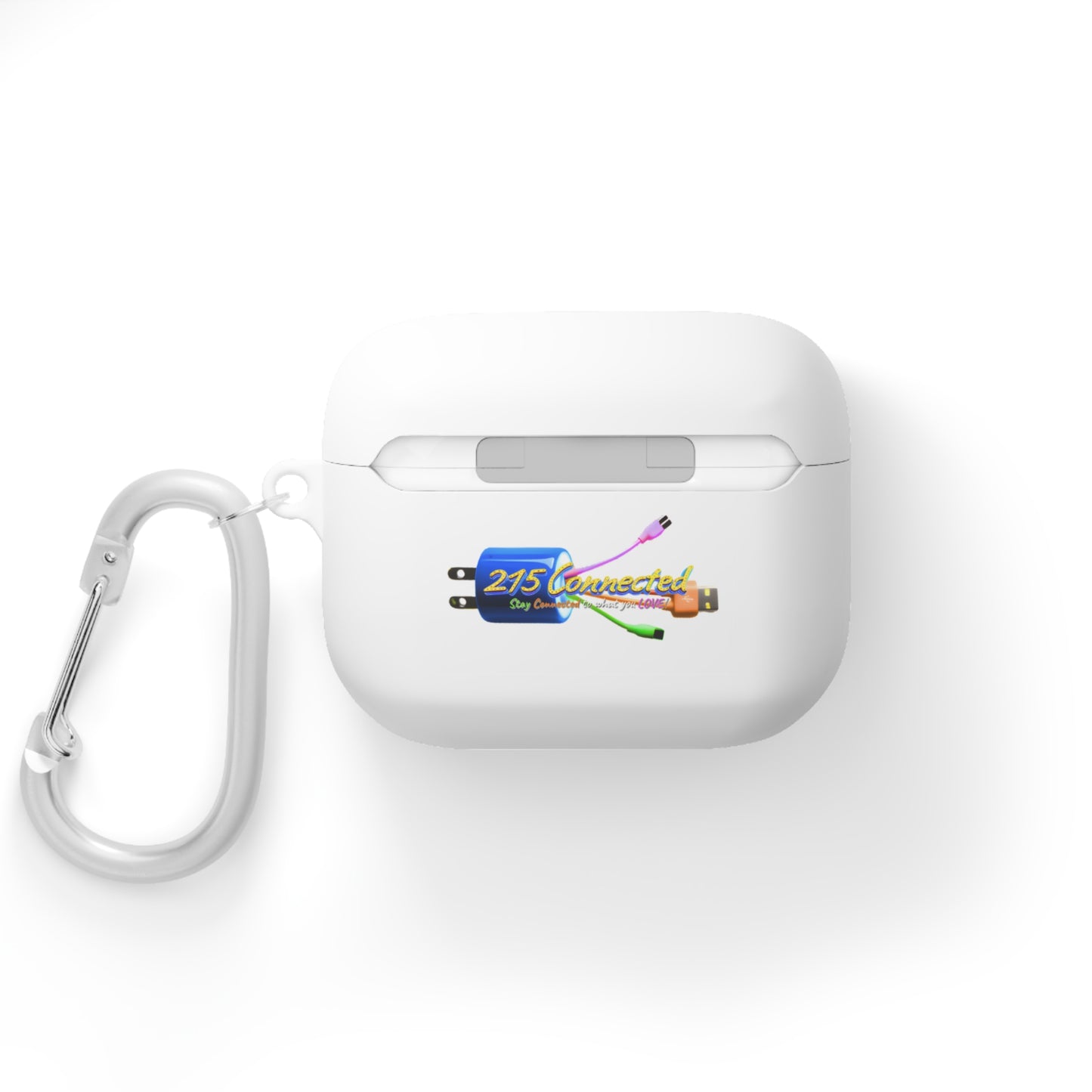 Wireless Earbud Case Cover – Pigeon Design Slim Drop Protection with Carabiner Clip