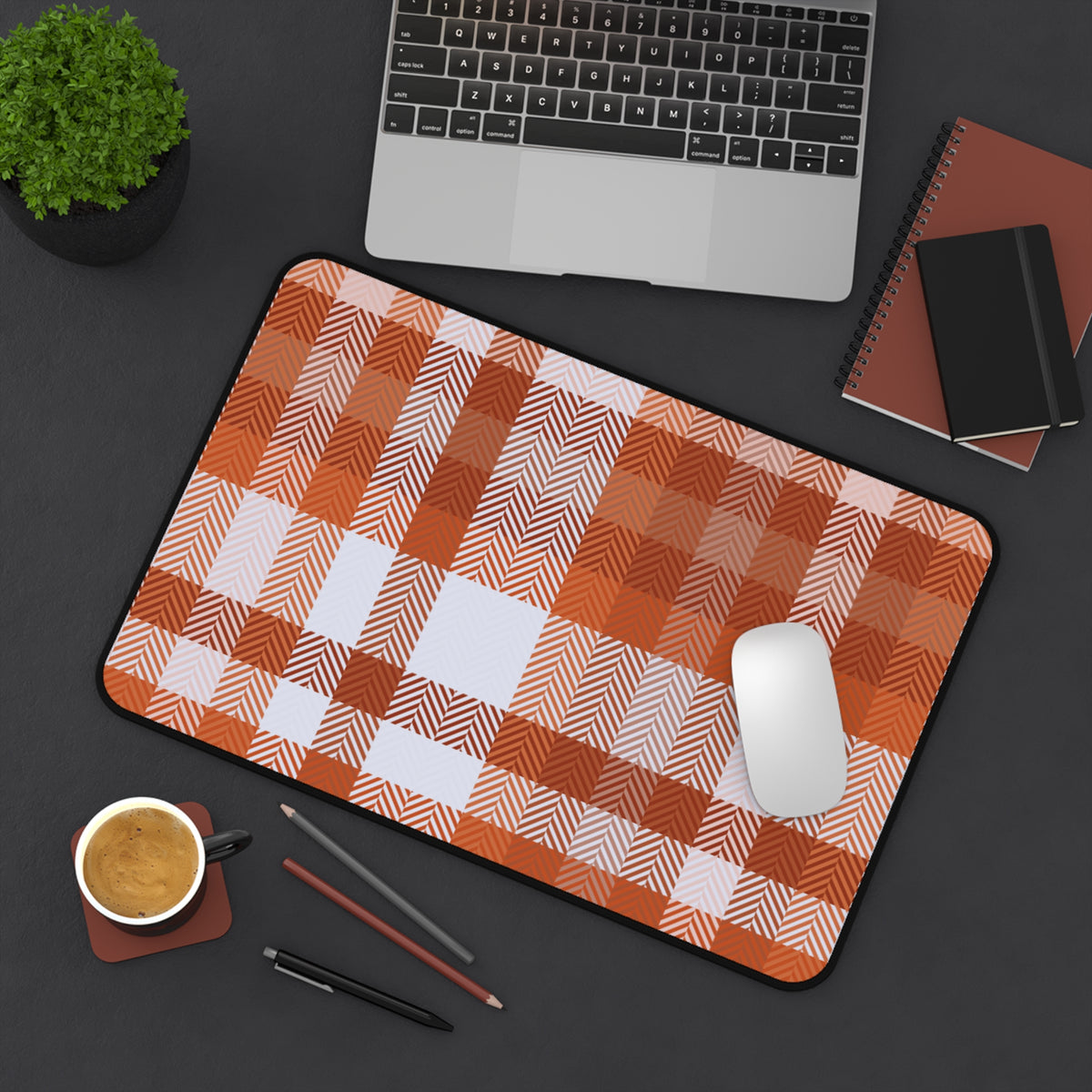 Desk Mat – Spiced Plaid