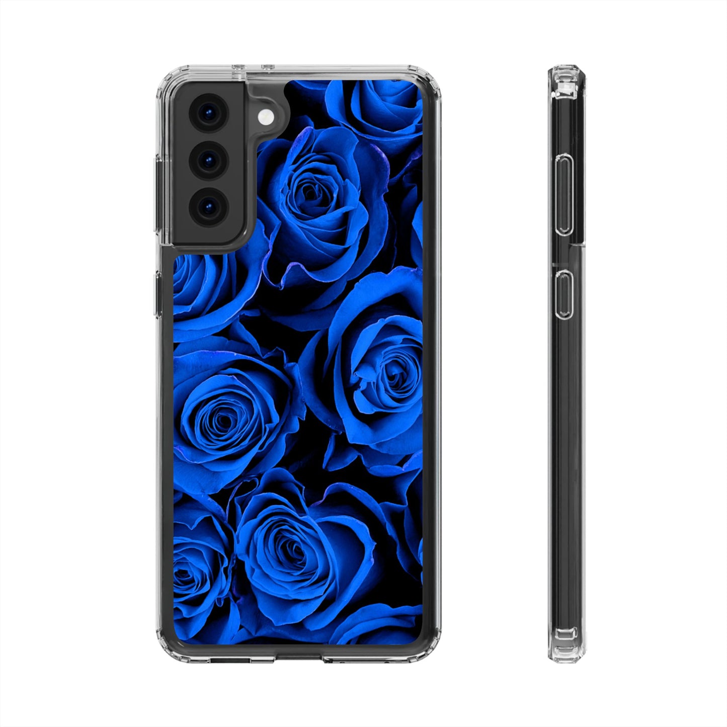 Clear Phone Case – Midnight Bloom