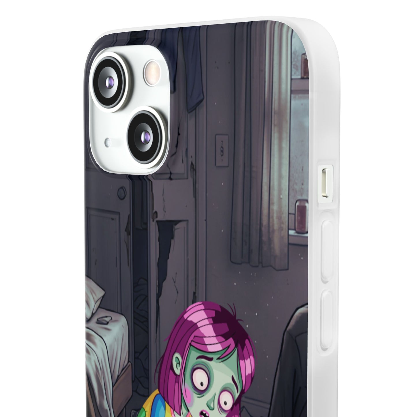 Zombie Girl Phone Case — Cute Creepy Cartoon Phone Cover