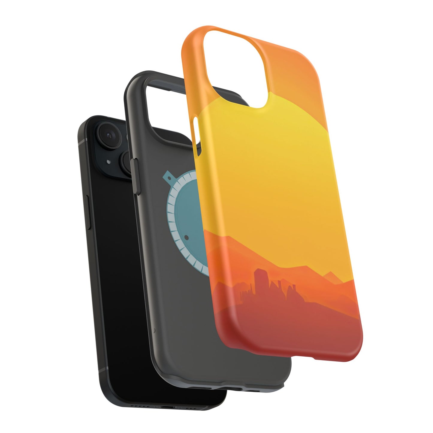 Wireless-Charging Compatible Case – Desert Sunrise