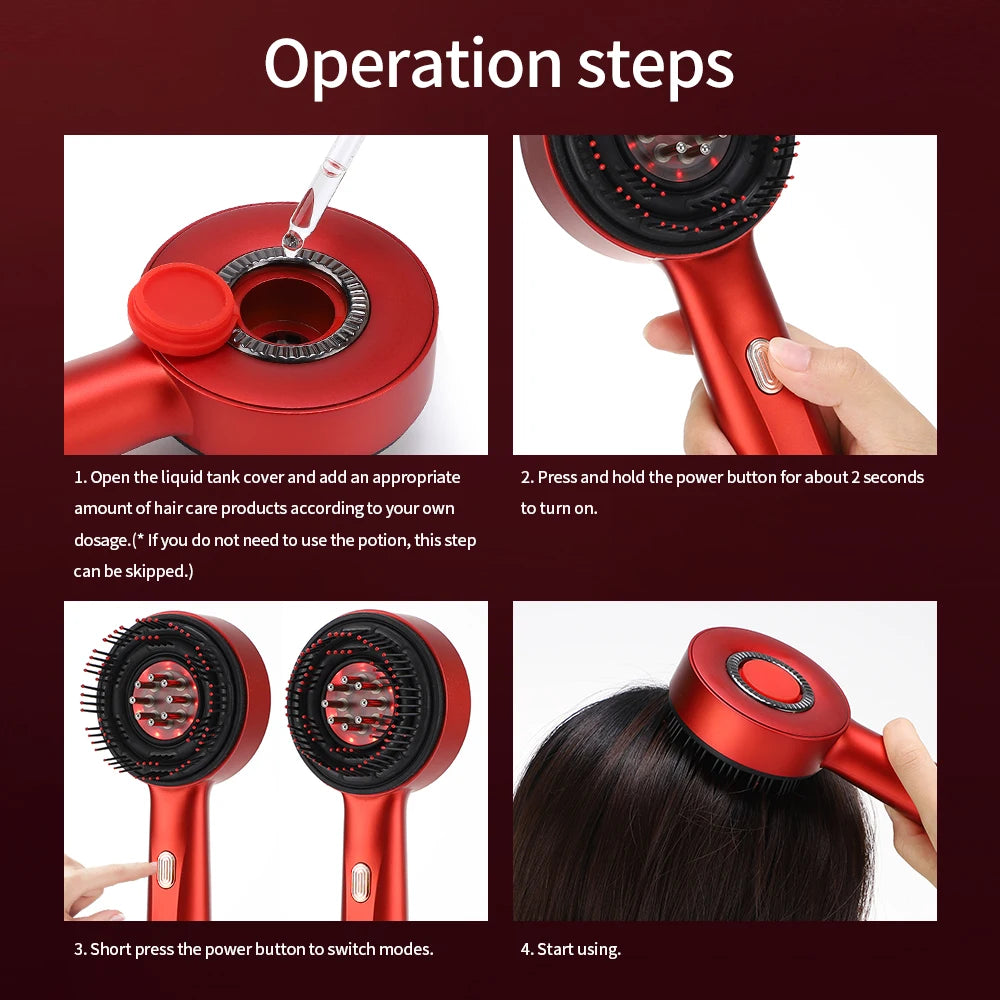 Red Light Therapy Massage Comb: Hair Growth & Anti-Loss