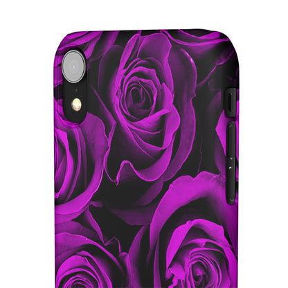 Snap Phone Case – Amethyst Roses
