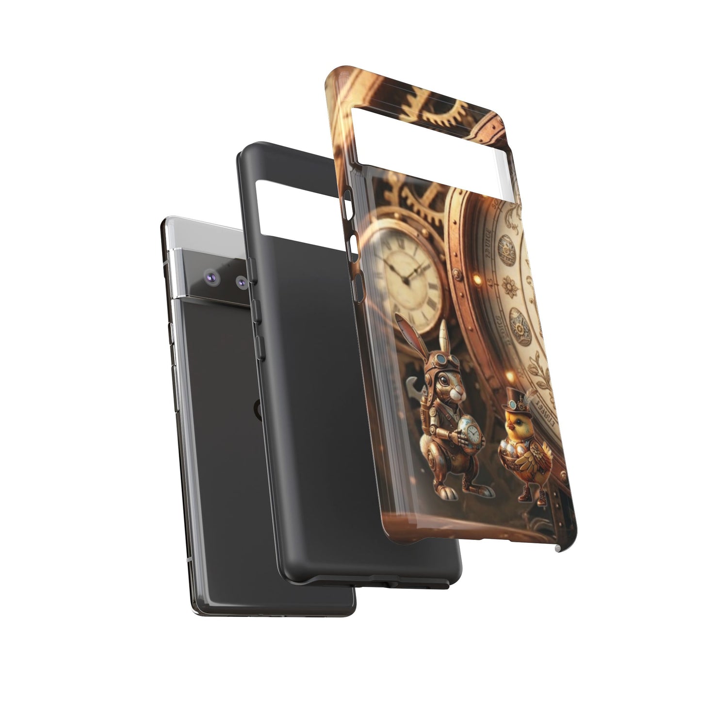 Protective Phone Case – Clockwork Cottontail