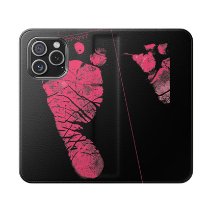 Flip Case – Mom’s Little Pink Footprints