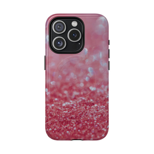 Protective Magnetic Phone Case – Rosé Sparkle