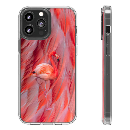 Clear Phone Case – Scarlet Plume
