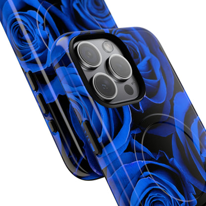 Protective Magnetic Phone Case – Midnight Bloom