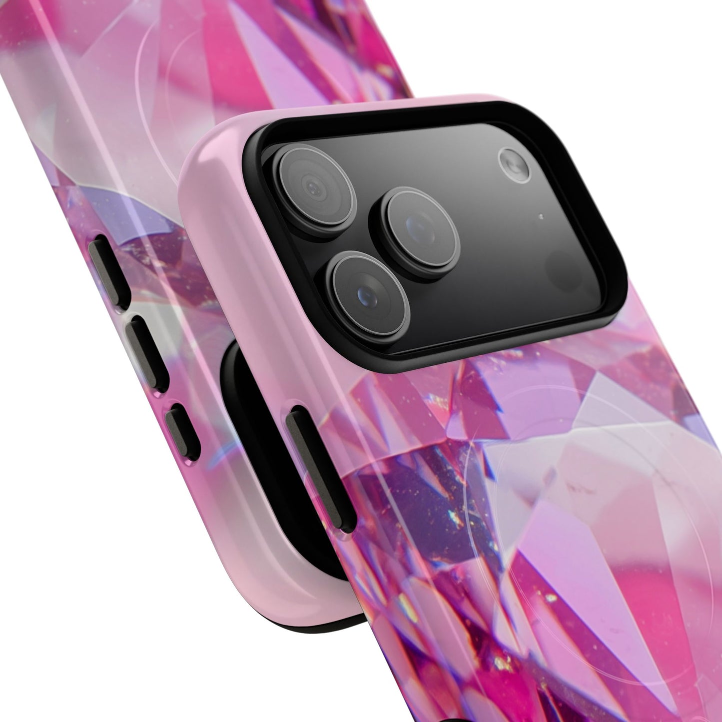 Protective Magnetic Phone Case – Pink Ice