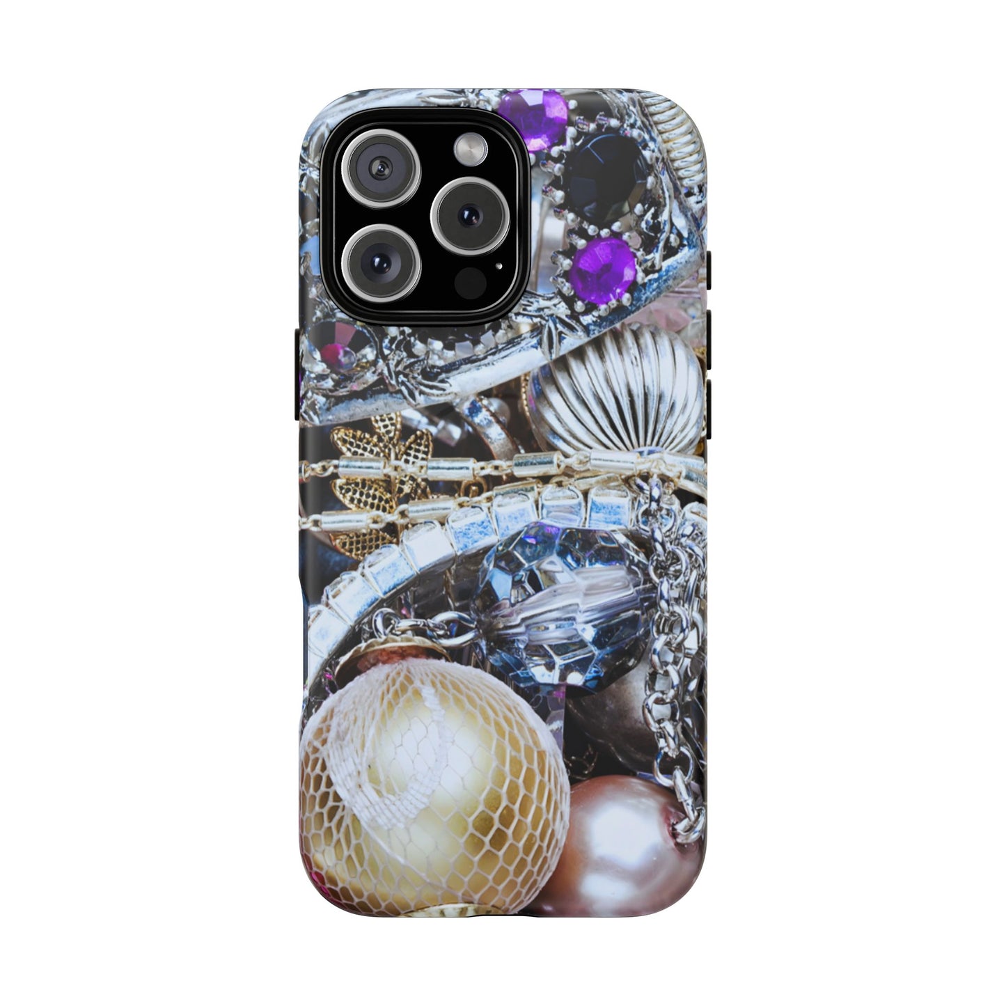 Protective Magnetic Phone Case – Chrome Jewel