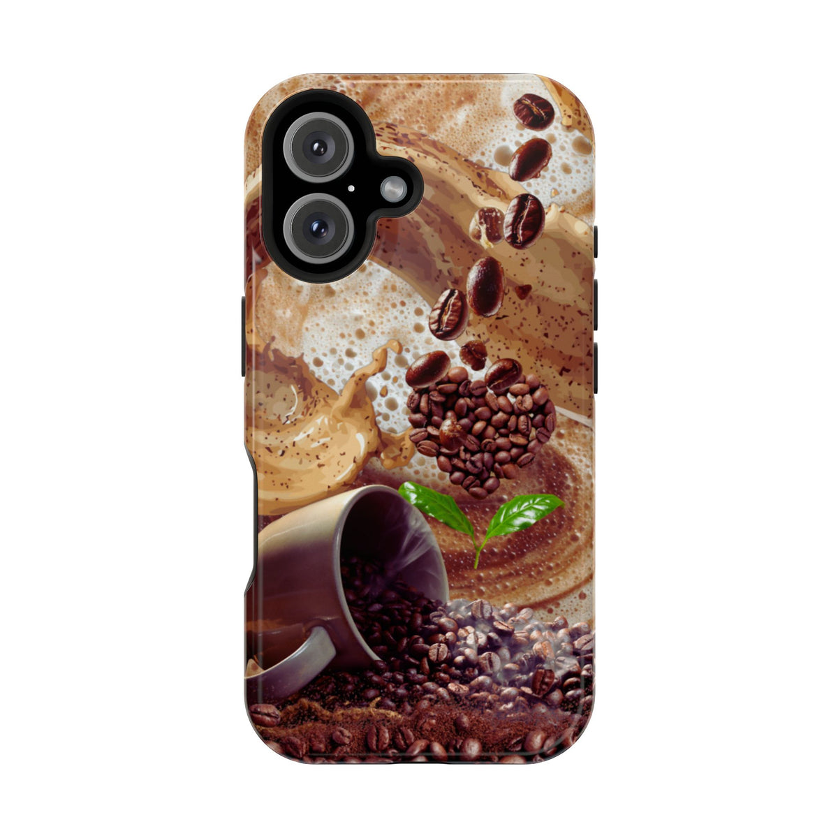 Impact-Resistant Phone Case – Love at First Sip – Compatible with iPhone 11–17 & Samsung Galaxy S22–S26 Series