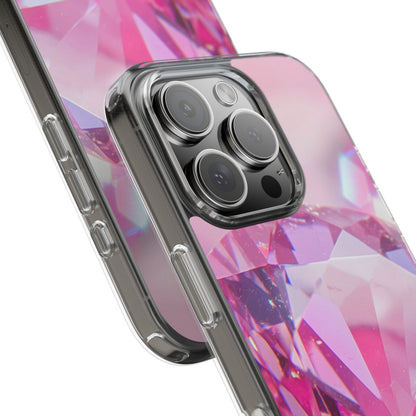 Clear Phone Case – Pink Ice