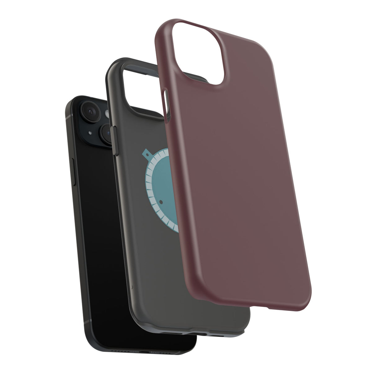 Wireless-Charging Compatible Case – Mulled Wine – Compatible with iPhone 13–17 & Samsung Galaxy S25–S26 Series