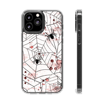 Clear Magnetic Phone Case – Blood Web