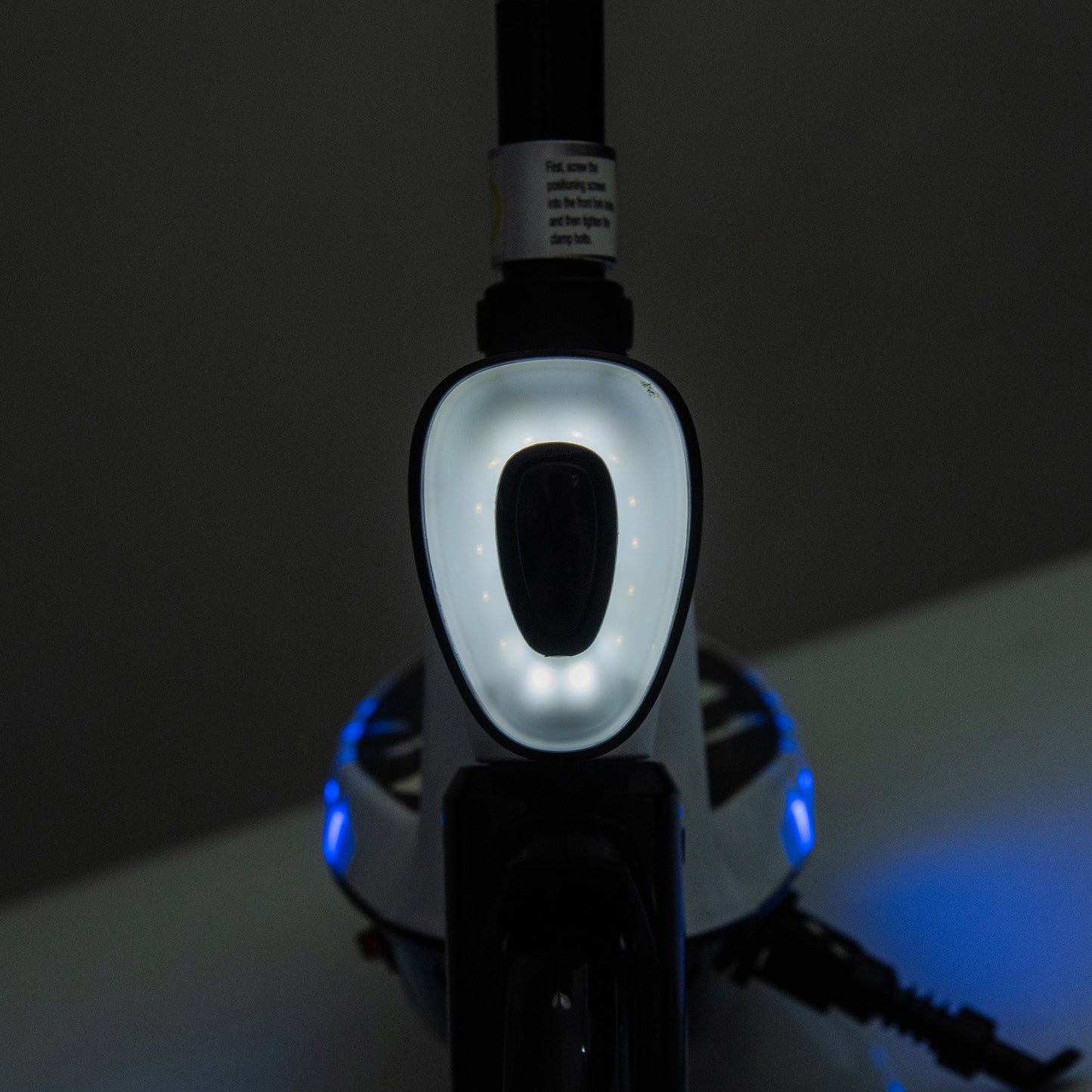 Kids Electric Scooter - 5.59-6.84 MPH, LED Lights, Rear Brake, Kickstand, Bell, Ages 6+