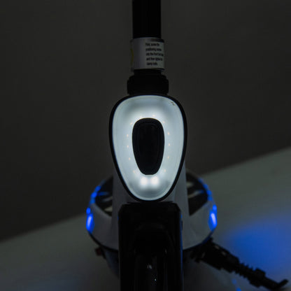 Kids Electric Scooter - 5.59-6.84 MPH, LED Lights, Rear Brake, Kickstand, Bell, Ages 6+