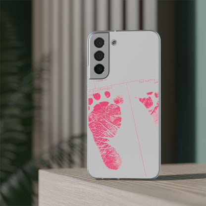 Flexi Case – Mom’s Little Pink Footprints